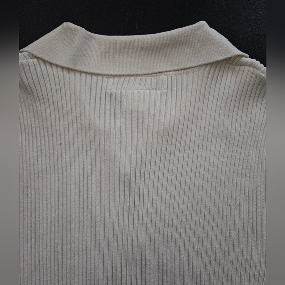 NWT - Silk Blend "Grace Knitwear" Off White Jersey - Size XL - Picture 8 of 8